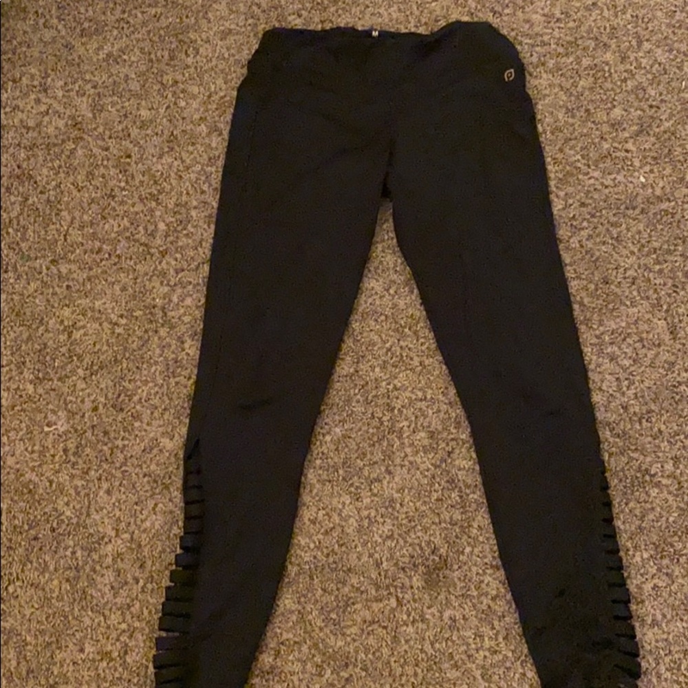 Black stretch pants